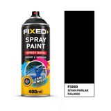 Sgs Sprey Boya Akrilik - Siyah/Parlak (Ral9005) 320 Gr 400 Ml F3203