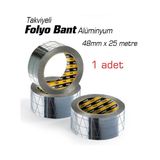 SGS Takviyeli Aliminyum Folyo Bant 48 mm x 25 Mt 010051