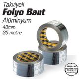 Sgs Takviyeli Alüminyum Folyo Bant 48mm x 25 metre