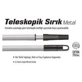 Sgs Teleskopik Metal Sırık Sgs6203 3Mt 1 Adet Ayarlanabilir Uzunluk Her Türlü Süpürge ve Fırça Sapına Uygun