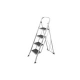 Sgs1134 Slimstep 4 Basamak Ev Tipi Geniş Basamaklı Metal Merdiven 150 Kg Taşıma Kapasiteli