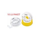 Sgs1201 Profesyonel Teflon Bant 12 Mmx10 Mt 0,35 Gr-10 Lu Paket