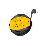 Sgs2188 - 5 Metre Makaralı Uzatma Kablo 4 Lü Priz