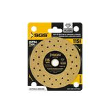 Sgs2240 Profesyonel Dekton Porselen, Mermer, Granit, Cam, Seramik Hassas Elmas Kesici Gold 115 Mm