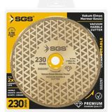 SGS2297 Vakum Elmas Mermer Granit Seramik Kesici 230MM - Sarı