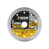 Sgs2321 - (125Mm X 1,4Mm) Turbo Elmas Testere Porselen, Seramik, Granit, Mermer Kesme Diski (Sulu Ve Kuru Kesme Taşı)