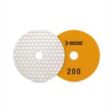 Sgs2342 Elmas Polisaj Pedi 100 Mm 200 Kum Kuru-Dry