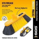 SGS4165 Oto Fırça 23CM Sapsız Otomobil Yıkama Fırçası Hortum Girişli Araba Fırçası Yumuşak Kıllı - 0 - 21 lt