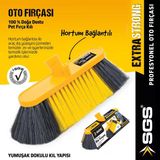 Sgs4165 Oto Fırça 23Cm Sapsız Otomobil Yıkama Fırçası Hortum Girişli Araba Fırçası Yumuşak Kıllı