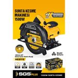 Sgs5185 185Mm Profesyonel Sunta Ahşap Mdf Kesme Testere Makinesi 1500 Watt