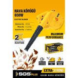 Sgs5221 Elektrikli Hava Üfleme Çekme Körüğü Kompresör 650 Watt Devir Ayarlı