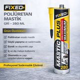 SGSF510G Fıxed Poliüretan Mastik Gri 280 ml - 1 Adet