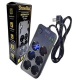 SH-4630 Termal Akım Korumalı Uzatma Kablosu 2mt (6priz+2usb+2Type-C)