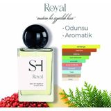 Sh Fragrances Royal Edp Erkek Parfüm | Odunsu-Aromatik | Ferah Narinciye | Tütsü-Vetiver, 50ML