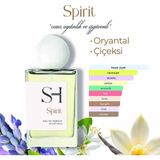 SH FRAGRANCES Spirit Kadın Parfüm | Oryantal-Çiçeksi | Lavanta-Portakal Çiçeği | Vanilya-Misk-Sedir 50ml