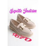 SH SİLVER MODA Kadın Casual Tokalı Günlük Babet Yumuşak Ayakkabı
