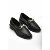 SH SİLVER MODA Kadın Loafer Makosen Casual Tokalı Günlük Ayakkabı Şık ve rahat