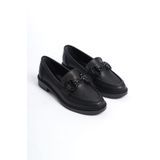 SH SİLVER MODA Kadın Loafer Makosen Casual Tokalı Günlük Yumuşak Ayakkabı Şık ve rahat