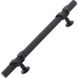 Sh Ticaret 10 Adet Burç 96 mm Mat Siyah Metal Kulp Mobilya Çekmece Mutfak Kapak Dolap Kulplar Dolabı Kulbu Kul