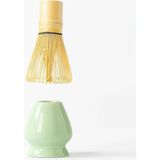 Sh Ticaret 2 Parça Matcha Çayı Fırça Bamboo Whisk Tutucu Köpürtücü Tutacağı MT165