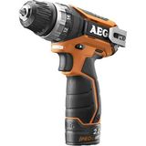 Sh Ticaret Aeg Bs 12 C2 Li Akülü Matkap, 2 x 12 V 2.0 Ah, Turuncu, Tek Parça