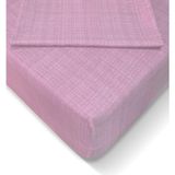 Sh Ticaret Alla Turca Ranforce 120X200 cm Lastikli Çarşaf Seti - Pembe AT7607 - 001-Renkli - 1 x 32 x 27 cm