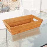 Sh Ticaret Bambu Ekmek Sepeti 23X13X7CM, Evonox Bambu Ekmeklik, Bambu Ekmek Sunumluk