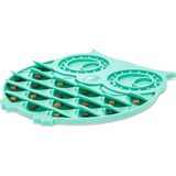 Sh Ticaret Beeztees Yavru Mama Yeme Oyuncağı, Baykuş Şeklinde, Silikon, Yeşil, 30X28CM