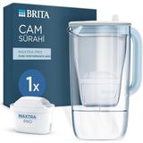 Sh Ticaret Brita Cam Su Arıtma Sürahisi 1x Maxtra Pro Pure Performance Filtreli - (2,5l)