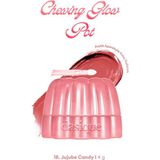 Sh Ticaret Dasique Esnek Jel Dokulu, Nemlendirici, Parlak Bitişli Ruj & Allık Chewing Glow Pot Jujube Candy