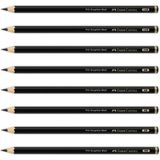 Sh Ticaret Faber-Castell Pitt Matt Dereceli Kurşun Kalem, 4b, Ultra Mat, Parlama Yapmaz, Siyah Beyaz Çizimler