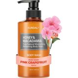 Sh Ticaret Kundal Ph Dengeleyici Arındırıcı Vücut Yıkama Jeli Honey&macadamia Pure Body Wash(Pinkgrapefruit