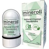 Sh Ticaret Mineroll Doğal Kristal Deodorant - Vegan, Kokusuz, 24 Saat Koruma, Kadın Erkeler Için - Alum Taş