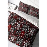 Sh Ticaret Monohome King Size Damask Klasik Çift Kişilik Nevresim Takımı 220X240CM, MONOHOME49966 - 001-Renkli - 1 x 32 x 27 cm
