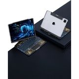 Sh Ticaret Newface JP11 Ipad 11 (2022) Kılıf Vales Dönen Ledli Klavyeli Tablet Kılıfı - Siyah