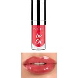 Sh Ticaret Note Cosmetics Lip Oil 40 Sugar Red Nemlendirici Parlatıcı Dudak Bakım Yağı, Kırmızı