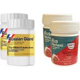 Sh Ticaret Olegovich Medicine Tüy Dökücü Azaltıcı Rus Merhemi 50 ml 2 Adet + Genital Bölge Merhemi 50 ml 2 Adet