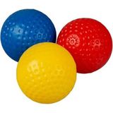 Sh Ticaret Plastik Golf Topu Desenli Oyuncağı 3.5 cm 4 Lü