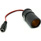 Sh Ticaret PM-28526 Dc 5.5x2.5mm Dişi - Oto Çakmak Soketi Çevirici Adaptör Kablosu