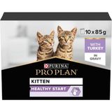 Sh Ticaret Pro Plan Yavru Kediler Için Hindi Etli Yaş Mama 85GR x 10 Adet Çoklu Paket - 85 gr