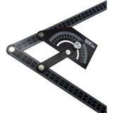 Sh Ticaret Rox Wood 0102 Çok Fonksiyonlu Dereceli Gönye Iletki 23CM x 50CM