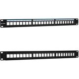Sh Ticaret S-Link SL-F24N Jack'sız 24'lü Patch Panel - 001-Renkli