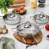 Sh Ticaret Schäfer Eva Çelik Sahan Seti-6 Prç.-Inox