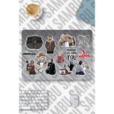 Sh Ticaret The Walking Dead Temalı Sticker Etiket Seti - Yürüyen Ölüler Sticker - Telefon