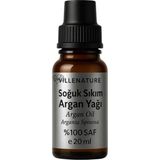 Sh Ticaret Villenature Soğuk Sıkım Argan Yağı, Saf Doğal, Saç Cilt Bakımı Için, 20 Ml, Argania Spin