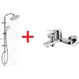 SH640 Ikili Duş Seti Takımı (Duş Sistemi + Luna Banyo Bataryası)