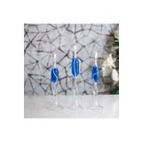 Shabbo Glass Ayaklı Şamdan Cam Kandil 3'lü Set + Kandil Yağı SHB0020220001