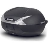 Shad Motor Çantası Sh-47 Beyaz Reflektörlü 47 Litre Dayanıklı Gövde ile Güvenli Taşıma Çözümü