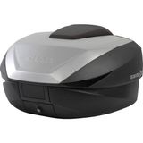 Shad SH-59X Genişleyebilen Motosiklet Arka Çanta 46-52-58 Litre Gri - Siyah Alüminyum Kapaklı - Standart
