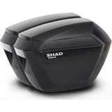 Shad SH23 Siyah Yan Çanta D0B23100 - Hafif, Su Geçirmez, Aerodinamik Tasarım, 23 Litre Kapasite
